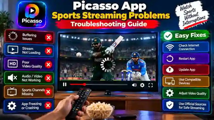 Common Picasso App Sports Streaming Problems