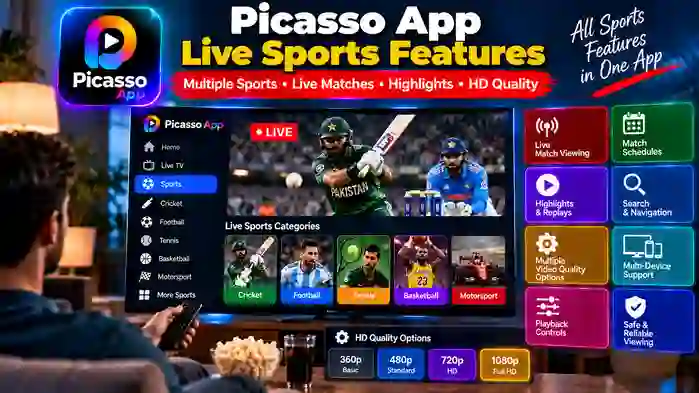 Picasso App Live Sports Features
