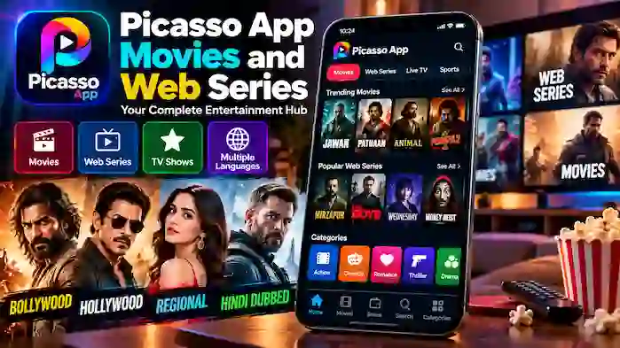 Picasso App Movies and Web Series