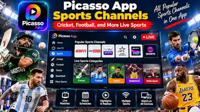 Picasso App Sports Channels