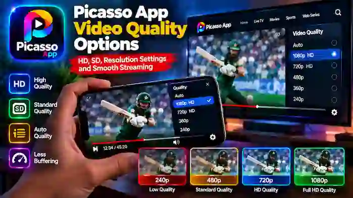 Picasso App Video Quality Options