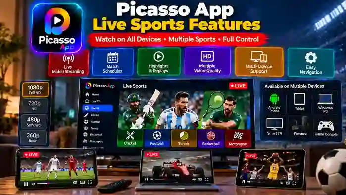 What Are Picasso App Live Sports Features